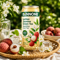 Té Frío Sin Azúcar con Sabor a Lichi, Fórmula Personalizada, Bebidas de Té Helado Embotelladas, Bebida con Sabor OEM