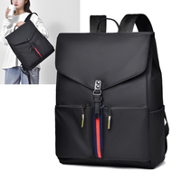 Sac à dos pour ordinateur portable tendance pour hommes sac de voyage et de travail imperméable en Oxford avec fermeture éclair pour étudiants