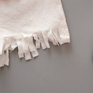 ชุดเด็ก เสื้อยืดผ้าฝ้ายผสมโพลีเอสเตอร์แบบสปอร์ตและกางเกงสีขาวสำหรับเด็ก จากเซินเจิ้น - Product Image 2