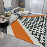 Tapis de sol moderne et élégant pour chambre d'hôtel et salon, grand format