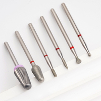 Fraise en carbure professionnel cuticule propre ensemble de forets manucure pédicure diamant ensemble de forets à ongles Kit de démarrage ensemble essentiel