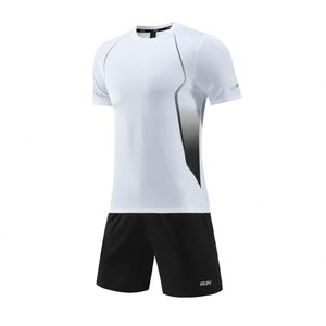 ชุดฟุตบอลฝึกซ้อมสำหรับผู้ใหญ่ SM Unisex รุ่น 5048 แขนสั้น สำหรับนักเรียนมัธยม ชุดแข่งขันฤดูร้อน 100% - Product Image 1