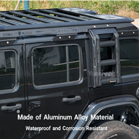 Accessoires tout-terrain pour Jeep Wrangler JK JL, échelle latérale pliable en alliage d'aluminium pour voiture, accessoires automobiles
