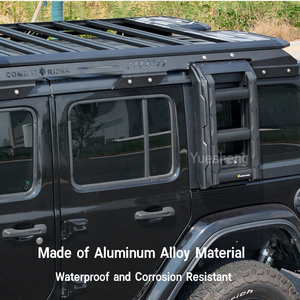 Accessoires tout-terrain pour Jeep Wrangler JK JL, échelle latérale pliable en alliage d'aluminium pour voiture, accessoires automobiles - Product Image 5