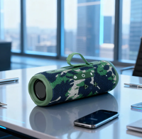 FLIP7 Speaker Stereo Tahan Air Isi Ulang untuk 5.4 Speaker dengan AirPlay RGB LED Output 6W untuk Penggunaan Luar Ruangan