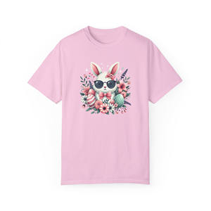 T-shirt Unisex floreale coniglietto carino - Product Image 3