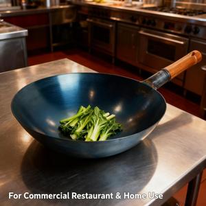 Chảo thép carbon truyền thống Trung Quốc, chống dính - Product Image 3