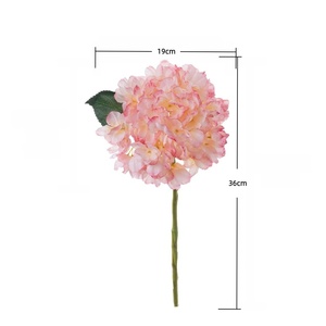 Fiori di <span class=keywords><strong>Ortensia</strong></span> Bianchi e Blu Artificiali in Seta, Grandi Dimensioni, per Decorazioni Matrimoniali e Autunnali - Product Image 6