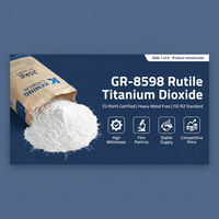 Dióxido de Titanio de Alta Pureza (95%), Tipo Rutilo/Anatasa, Polvo Blanco, Grado Industrial, para Esmalte Cerámico, TIO2 Keming