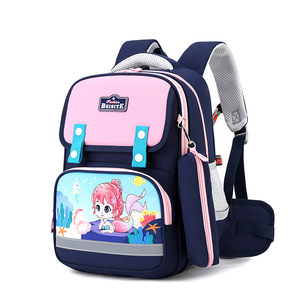 Sac à dos scolaire pour enfants, sac à dos mignon à motif de dessin animé pour filles, sacs d'école pour collégiennes, sac à dos de rangement pour livres, sacs d'étudiant tendance - Product Image 1
