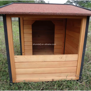 SDD011 SHUNDA Hochwertige Hölzerne Hundehütte Luxus Wasserdicht Große Rasse Hundezwinger Villa Tierheim für Hunde - Product Image 4