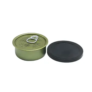 热卖100毫升食品锡罐金属圆锡食品罐包装RL-16