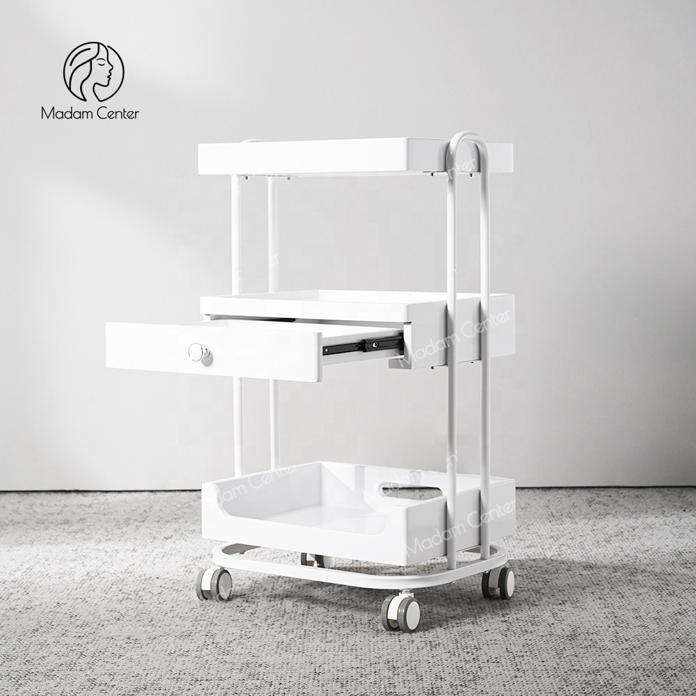 Manicure Pedicure Trolley Stainless Steel Salon Cart