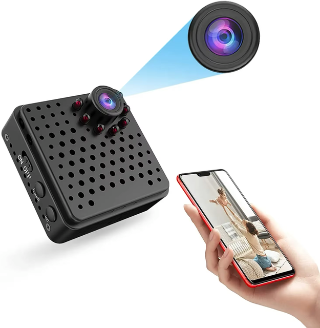 IP Camera WiFi Camera Wireless HD 1080P Indoor Home Small Mini Cam Security Camera Nanny Cam with Motion Detection