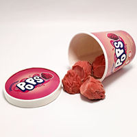 Offre Spéciale OEM/ODM Icedelight – Boîte de glaces végétaliennes 3D en forme de fruits, saveurs chocolat fruité, vente en gros