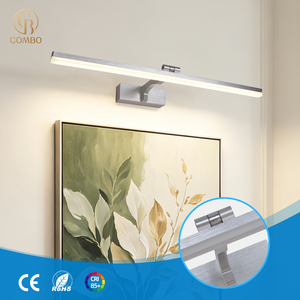 COMBO Modern <b>Wall</b>-Mounted LED <b>Wall</b> Lamp Aluminum Rectangular 3500K Warm White for Bathroom Minimalist Design - Product Image 1