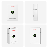 Batería Solar Lifepo4 de Alta Calidad Powerwall 5Kwh 48V 100Ah, Batería de Litio 51.2V 200Ah 300Ah 10Kwh 15Kwh, Batería Lifepo4 de Montaje en Pared