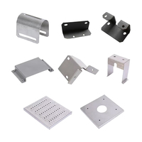 Pièces pliées sur mesure en alliage d'aluminium et acier inoxydable OEM, petits supports, fabrication de tôlerie personnalisée
