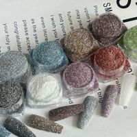 Poudre de diamant écrasé réfléchissante, poudre flash, accessoires pour l'art des ongles, micro-diamant tridimensionnel, vente en gros SH, nouvelle réduction