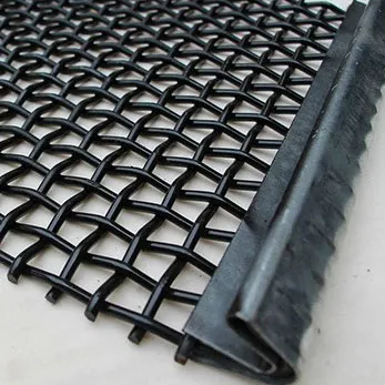 Schermo vibrante maglia in acciaio inox cava Mining schermo maglia Manganese acciaio crimpato rete metallica schermo