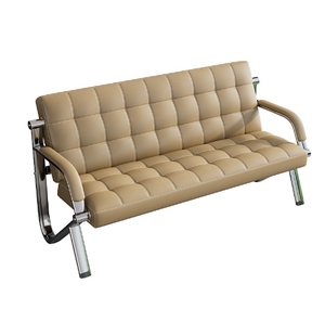 โซฟาดีไซน์ทันสมัยหรูหรา รุ่นท็อป สำหรับสำนักงาน 3 ที่นั่ง สีดำ - Product Image 5