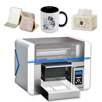 Printer Inkjet UV DTF Lingya 6 Warna Laris 2025, Otomatis dengan Pernis Putih, Ukuran Kecil A3UV untuk Kulit, Mug, PVC, Karton, Pencetakan Baru