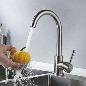 Robinet <span class=keywords><strong>de</strong></span> cuisine doré, robinet d'évier <span class=keywords><strong>de</strong></span> cuisine à levier unique avec <span class=keywords><strong>bec</strong></span> pivotant et tuyaux, mitigeur monobloc <span class=keywords><strong>de</strong></span> cuisine CURNEAL - Product Image 6