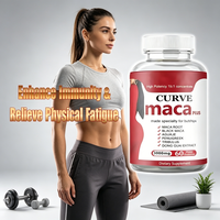 Gummies OEM 3000mg Maca et Aguaje Curve Plus - Complément Avancé pour l'Amélioration des Courbes Féminines (Fesses et Hanches) - Végétalien