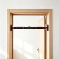 Barra de Ejercicio Telescópica de Acero Inoxidable para el Hogar, Barra Horizontal Individual para Interiores, Equipo de Fitness Unisex sin Necesidad de Bolsa