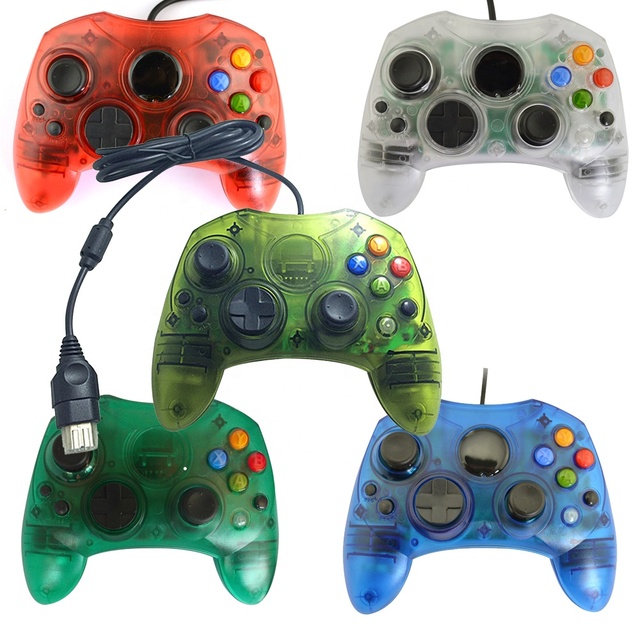 Transparent Wired Gamepad Joystick Game Controller for Xbox Game Console