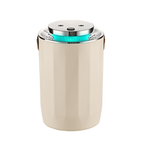 Humidificateur ionisant en acier inoxydable pour la maison et le bureau, diffuseur d'huiles essentielles d'aromathérapie, pulvérisation automatique, application automobile, alimentation par batterie