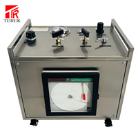 Banc d'essai haute pression Terek 800 bar avec pompe hydraulique pneumatique et enregistreur graphique circulaire