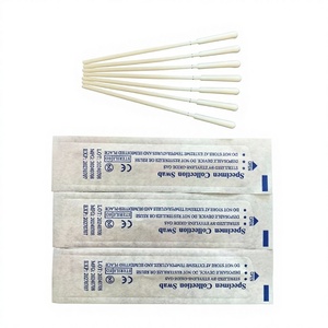 Écouvillon de prélèvement nasal floqué stérile en PP pour usage en laboratoire - Product Image 1