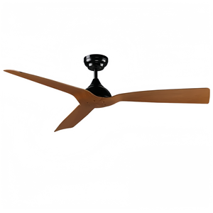 Wholesale Wood <b>Ceiling</b> <b>Fans</b> without Lights and Remote Control <b>Ceiling</b> <b>Fan</b> No Light High CFM Quiet 3 Wood Blade <b>Fan</b> DC Reversible - Product Image 1