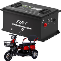 Baterai Golf Cart Listrik 48V 105Ah LiFePO4 OEM ODM Model Baru 105Ah Baterai Lithium Ion Prismatik yang Dapat Disesuaikan Lifepo4 LFP