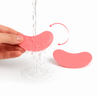 Patchs en silicone réutilisables personnalisables avec logo OEM, colorés, lavables, anti-rides, pour le contour des yeux, pour marque de beauté