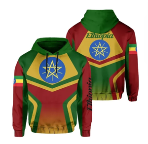 Felpa con cappuccio promozionale Freedom etiopia Lion of Judah Casual Custom Wholesale Low MOQ Outdoor Workout Essentials <span class=keywords><strong>felpe</strong></span> con cappuccio - Product Image 2