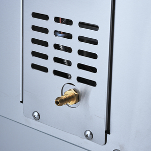 भारी शुल्क 1-बर्नर ब्लैक स्टेनलेस स्टील 304 गैस पिज्जा ओवन आधुनिक एलपींग ईंधन आसान असेंबली धूम्रपान रहित आउटडोर - Product Image 6