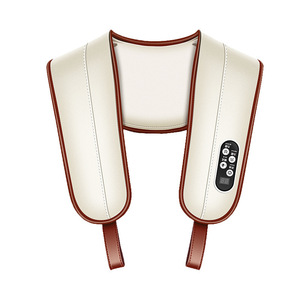 AUX Neck Massager With Heating And Kneading For Shoulder And Neck Relief Home Use Rechargeable Plug In Classic Color - Product Image 1