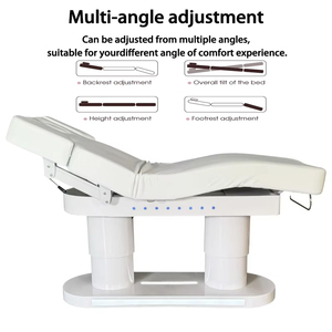 Table de massage électrique chauffante multifonctionnelle <span class=keywords><strong>pour</strong></span> esthétique, chaise de <span class=keywords><strong>spa</strong></span>, mobilier de salon <span class=keywords><strong>pour</strong></span> hôtel, salle de sport, école - <span class=keywords><strong>4</strong></span> places - Product Image 2