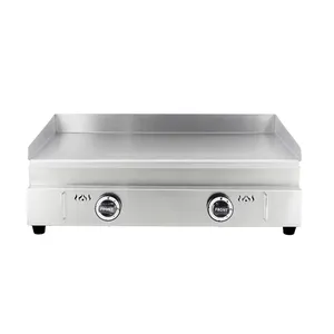 Thương mại thép không gỉ phẳng gas Burger vỉ nướng cho thiết bị nhà hàng - Product Image 4