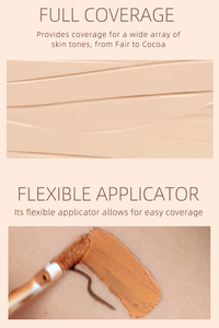 Fond de teint correcteur liquide minéral 8 couleurs pour femmes mat naturel imperméable à l'eau avec marque privée pour peau foncée - Product Image 4