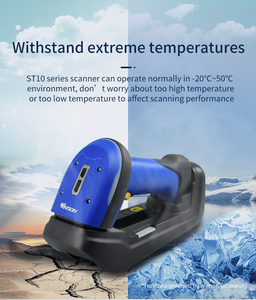 เครื่องอ่านบาร์โค้ดไร้สายแบบพกพา2D QR โค้ดบลูทูธ2.4ก. สำหรับพีซีแท็บเล็ตมือถือ - Product Image 6
