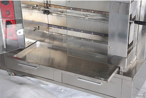 Parrilla eléctrica para asar barbacoa, <span class=keywords><strong>asador</strong></span> <span class=keywords><strong>de</strong></span> acero inoxidable, para cerdo, cordero, pollo - Product Image 4