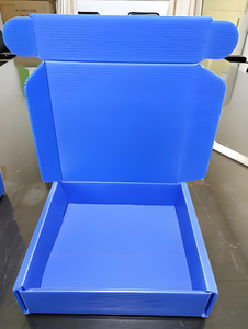 Nhà máy trực tiếp <span class=keywords><strong>t</strong></span>ùy chỉnh giá <span class=keywords><strong>t</strong></span>ố<span class=keywords><strong>t</strong></span> nhấ<span class=keywords><strong>t</strong></span> Polypropylene Máy bay hình dạng hộp lưu trữ Poly nhựa có thể gập lại sóng PP bao bì hộp - Product Image 5