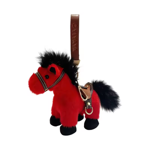 Adorno Colgante de Peluche con Forma de Caballo, Relleno de Algodón PP, 13cm de Altura, para el Año del Caballo, Venta Caliente al por Mayor y al por Menor, para Colgar en Bolsos - Product Image 2