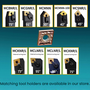 Heavy Duty <strong>CNMG</strong> 120408 120412 PVD Coated 40HRC Roughing Turning <strong>Insert</strong> Negative Rake for PCLNR/L Holder Factory Price - Product Image 4