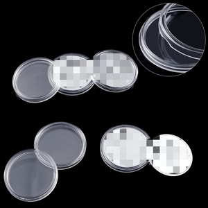Cápsulas de Plástico Transparente Modernas y Duraderas para Monedas, Cápsulas Vacías al por Mayor para Coleccionar, Impresas con Serigrafía, Tamaño Personalizado - Product Image 4