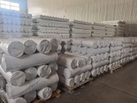 Rouleau de bâche en PE blanc imperméable et résistant au froid, matériau brut pour la construction de couvertures d'usine