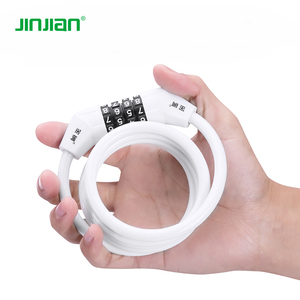 Candado de Acero para Bicicleta, 8x1200mm, Código de Combinación de 4 Dígitos, <span class=keywords><strong>Cable</strong></span> en Espiral para Bicicleta y Motocicleta - Product Image 2
